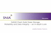 NAND Flash Solid State Storage Reliability and Data ... · NAND Flash Solid State Storage Reliability and Data Integrity ... worse than SLC ... And some think SSS is only about performance.