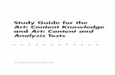 Art: Content Knowledge and Art: Content and Analysis drh1.img. Content Knowledge and Art: ... Content Knowledge and Art: Content and Analysis Tests CHAPTER 1 ... assess your knowledge