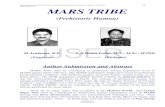 MARS TRIBE - Prehistoric Human - IJSER · MARS TRIBE (Prehistoric Human) M.Arulmani ... article “MARS TRIBE” shall be considered as the extended ... environment of Mars may not