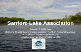 Sanford Lake Associationsanfordlakeassociation.org/wp-content/uploads/2016/08/PLM.Gabrill... · • Hybrid milfoil plants can spread from lake to lake the same as EWM. ... Posting