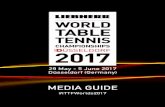 MEDIA GUIDE - d3mjm6zw6cr45s.cloudfront.net · 29 May - 5 June 2017, Düsseldorf, Germany | 3 ITTF Overview History of Table Tennis Basic Table Tennis Rules Host City & 2017 WTTC