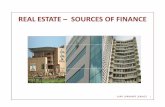 REAL ESTATE – SOURCES OF FINANCE - wirc-icai.org · • FCCB/ADR/GDR/QIP(For Listed Co.’s) • IPO in International markets such as AIM EURO CORPORATE SERVICES 5. ... Advantages: