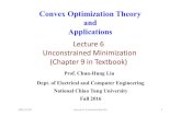 Convex Optimization Theory and Applicationsweb.it.nctu.edu.tw/~chungliu/courses/Optimization/slides/Lecture6.pdf · Convex Optimization Theory and Applications Lecture6 ... the sublevel