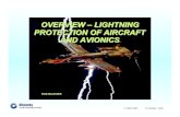 LIGHTNING PROTECTION OF AIRCRAFT AND … · overview – lightning protection of aircraft and avionics rob majkner. li ieee emc 14 october, 2003 topics • ... lightning protection
