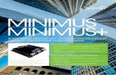 MINIMUS - Guralp Systems Ltd: Seismic Solutions to ... · MINIMUS MINIMUS+ SMART SEISMIC DIGITISER WITH ADVANCED ... Clip level ±2 g PERFORMANCE ADC converter type Delta ... free