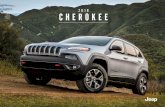 2018 CHEROKEE - Jeep · A NATURAL ATHLETE: SELEC-TERRAIN ® TRACTION MANAGEMENT SYSTEM ... automatically shuts off the engine as the vehicle comes to a …