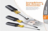 Screwdrivers, Nut Drivers & Accessories - Farnell … Nut Drivers & Accessories Offering a variety of tip types, hex sizes, shaft lengths, and handle designs, Klein has the screwdrivers
