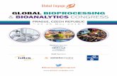 GLOBAL BIOPROCESSING BIOANALYTICS CONGRESS · and strategies are needed to produce these drugs efficiently whilst maintaining the high quality and standards ... DOE and QbD strategies
