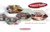People. Process. Product. - Cambro manage a HACCP compliant kitchen. ... products that maintain safe temperatures, ... • Eliminates a point of cross‑