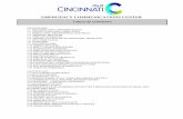 EMERGENCY COMMUNICATIONS CENTER - Cincinnati · EMERGENCY COMMUNICATIONS CENTER TABLE OF CONTENTS ... Association of Public Safety Communication Officials ... Documented on a Daily