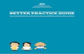 BETTER PRACTICE GUIDE - Ageing and Aged Care · An effective complaint handling system within an aged care service: ... letters and learning resources on the included USB drive. A
