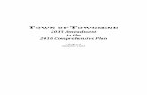 2013 Amendment to the 2010 Comprehensive Plan · TOWN OF TOWNSEND. 2013 Amendment to the 2010 Comprehensive Plan . Adopted . September 4, 2013
