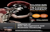 PALADIN RISK MANAGEMENT TRAINING ACADEMY · BSBRSK501B Manage Risk ... Rod is the Principal of Paladin Risk Management Services, a Canberra-based specialist risk management consultancy