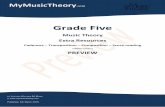 Music Theory Extra Resources - Amazon Web Services€¦ · Grade 5 Music Theory – Extra Resources 1 Grade Five ... The first note in each bracketed group must be in the chord. ...