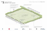 Design Examples Display Panel CRICKET: Site Layout · Clubhouse Design Guidance otes: Display Panel 16. Cricket Pavilion Site Layout Direction of play North South Possible pavilion