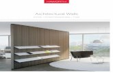 Architectural Wallsmedia.haworth.com/asset/50447/Architectural Walls Brochure.pdfOne company. Three architectural wall systems. And unlimited possibilities. At Haworth, our portfolio