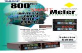 Yokogawa 800 Plus Smart Meter Universal Digital …lgstatic.transcat.com/media/pdf/Yoko800.pdf¥ Universal Power Supplies ... ¥ Digital Interface: RS-232, RS-485, Modbus ¥ Dual Setpoint