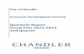 Quarterly Report Fiscal Year 2012-2013 2nd Quarter 2nd... · Quarterly Report Fiscal Year 2012-2013 ... TechEDge Chandler, AZ December 12,2012 . ... June 2, 2014. ECONOMIC TRENDS