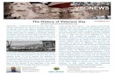 The History of Veterans Day Mateo County... · World War I – known at the ... into effect on the eleventh hour of the eleventh day of the ... only preserves the historical significance