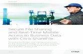 Secure File Sharing and Real-Time Mobile Access to ... · Secure File Sharing and Real-Time Mobile Access to Business Data ... OneDrive for Business — which cannot ordinarily ...