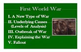 World War I - Rose-Hulman Institute of Technologycasey1/World War I.pdf · First World War I A New Type of WarI. A New Type of War ... zMultinational Empires (Austria ... z“Race