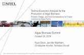 Techno-Economic Analysis for the Production of Algal Biomass - Algae …algaebiomass.org/wp-content/gallery/2012-algae-bioma… ·  · 2017-01-05NREL is a national laboratory of