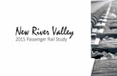 New River Valley - NRV Passenger Rail · •Concept level cost estimate •Potential Ridership & Performance •Organizational structure •Implementation timeline •Amtrak operations