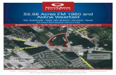 53.98 Acres FM 1960 and Aldine Westfield€¦ · Will Subdivide - Near IAH Airport | Houston, Texas 53.98 Acres FM 1960 and Aldine Westfield 60 ld wig d y ld I-h Houston IAH Airport