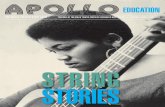 STRING STORIES - apollotheater.org · one of the first to play and record the Blues on electric guitar. ... Chicago Blues: Electric style of Blues, emerging in Chicago in the 1950s.