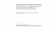 Meat Packer Vertical Integration And Contract Linkages … · Meat Packer Vertical Integration And Contract Linkages in the Beef and Pork Industries: An Economic Perspective by Marvin