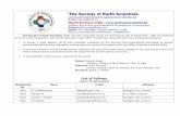 The Society of Earth Scientistsearthses.org/wp-content/uploads/2017/11/383499SESFellows.pdfF/005 Deepali kapoor deepali_gsi@yahoo.co.in, Geologist, GSI, Lucknow F/006 R.K.Sharma ramkamal_sharma@yahoo.com,