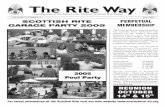 The RiteWay - Scottish Rite 2005.pdfThe RiteWay VOLUME 5 NUMBER 3 Fall 2005 A publication of the Saint Louis, Missouri Scottish Rite Bodies SCOTTISH RITE ... Sovereign Grand Inspector