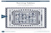 Turning Tables - windhamfabrics.net Tables tested.pdf · windhamfabrics.com Turning Tables 4. In the same way, make a total of (6) blocks using K for the center square, H for the