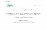 School of Engineering Department of Signal Processing ...830788/FULLTEXT01.pdf · Modeling of Broadband Shortwave Antennas With Numerical Electromagnetics Code ... field regions and