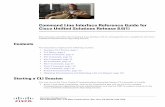 Command Line Interface Reference Guide for Cisco …€¦ · 3 Command Line Interface Reference Guide for Cisco Unified Solutions Release 8.6(1) OL-24916-01 CLI Basics Completing