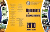 Highlights of Accomplishments front back cover - USTPcdo.ustp.edu.ph/images/stories/AnnualReport/2010-Semi-Annual... · grant from CHED for Human Resource ... BS in Electrical Engineering