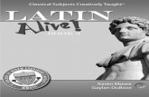 Latin Alive! Book 3classicalsubjects.com/samples/LA3_sample.pdf ·  · 2013-04-16Latin Alive! Book 3 ... Chapter 16 ... Parsing, Declining & Conjugation Worksheets..... 283. VII