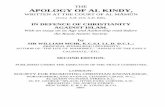 APOLOGY OF AL KINDY, - nd.edureynolds/nehc20624/al-kindi.pdf · PREFACE TO THE FIRST EDITION. I may say at once that my primary object, in the present undertaking, is to place the