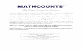 2016 Chapter Competition Solutions - MATHCOUNTS Chapter... · 2016 Chapter Competition Solutions Are you wondering how we could have possibly thought that a Mathlete® would be able