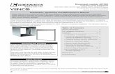 Installation, Operation and Maintenance Manual 481324 Curtain Fire Dampers ® General Information Installation Supplements Refer to the appropriate Greenheck installation supplements