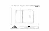INSTRUCTION MANUAL - GUIDE D’INSTALLATION€¦ · shower side intÉrieur de la douche 13 14 level the running rail, slide the bracket against the wall and mark its placement niveler