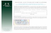 OLIVOIL GLUTAMATE EMULSIFIER - Kalichem GLUTAMATE EMULSIFIER-brochure.pdf · Head Office and Production: Via G. Pastore,1 25082 Botticino Sera (BS) Italy Tel: +39.030.2693532 Fax: