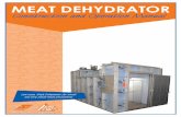 MEAT DEHYDRATOR - Home — Robert M. Kerr Food ...fapc.biz/files/jerkydehydratormanual_updated2012.pdf · Many small and very small meat processors around the country are entering