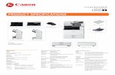 imageRUNNER ADVANCE C3500i II Series Spec Sheetdownloads.canon.com/nw/pdfs/copiers/iRADV-C3500Srs... · Color Laser Multifunctional Core Functions ... Book to Two Pages, Two-Sided
