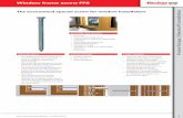 Window frame screw FFS - Metaxiotis Technical... - 21/05/2014 Window frame screw FFS Frame fixings / Stand-off installation 1 The economical special screw for window installation BUILDING