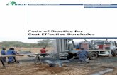 Code of Practice for Cost Effective Boreholes · Code of Practice for Cost Effective Boreholes ... The Code of Practice sets out nine principles that relate directly ... Operation