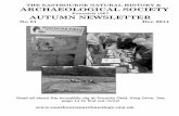 THE EASTBOURNE NATURAL HISTORY & ARCHAEOLOGICAL SOCIETY · THE EASTBOURNE NATURAL HISTORY & ARCHAEOLOGICAL SOCIETY ... record and examine the sites which cover from Prehistoric settlements