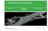LiDAR for Data Efficiency · LiDAR for Data Efficiency. ... Office. The technology could also be useful in other state agency application areas such as cultural heritage preservation,