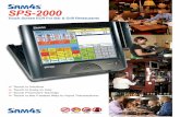 SAM4s SPS-2000 Touch Screen ECR For Bar & Grill ...starbusinessmachines.com/.../uploads/2016/09/brochure_sps2000bg.pdf · step at the SAM4s SPS-2000 with an ... The SPS-2000 application