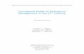 Conceptual Model of Emergency - Command and … International Command and Control Research and Technology Symposium Conceptual Model of Emergency Management in the 21st Century Homeland